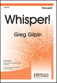 Whisper! Two-Part choral sheet music cover